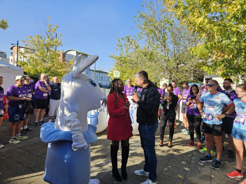 Marraine de la course de la diversité