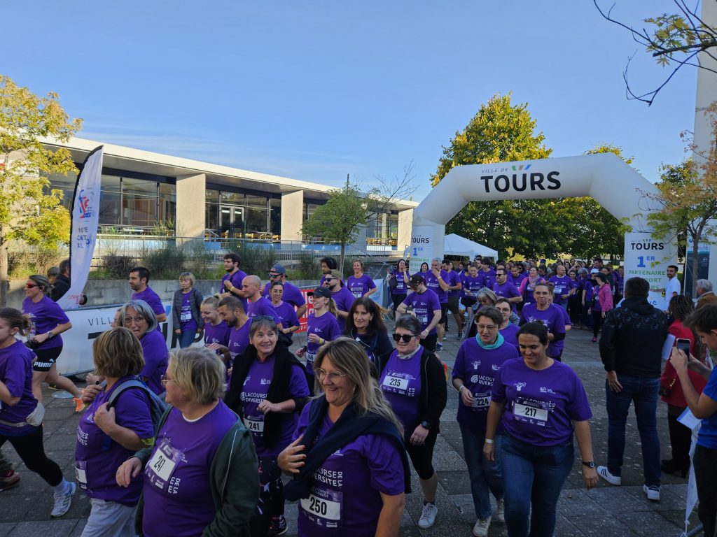 Départ de la course de la diversité